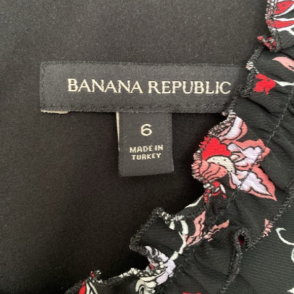 BANANA REPUBLIC long sleeve floral dress - Picture 2 of 10